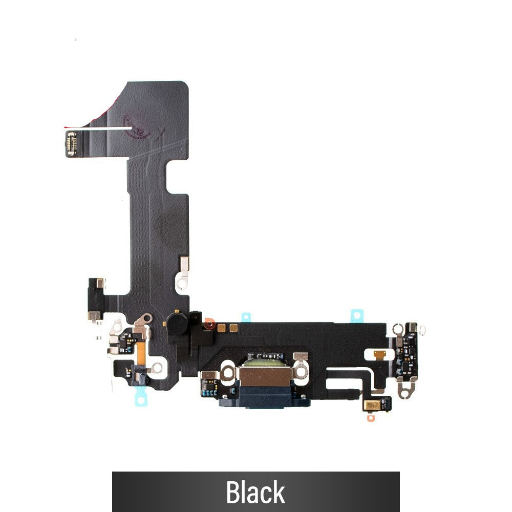 Red Charging Port for iPhone 13-Black Red Charging Port for iPhone 13-Black